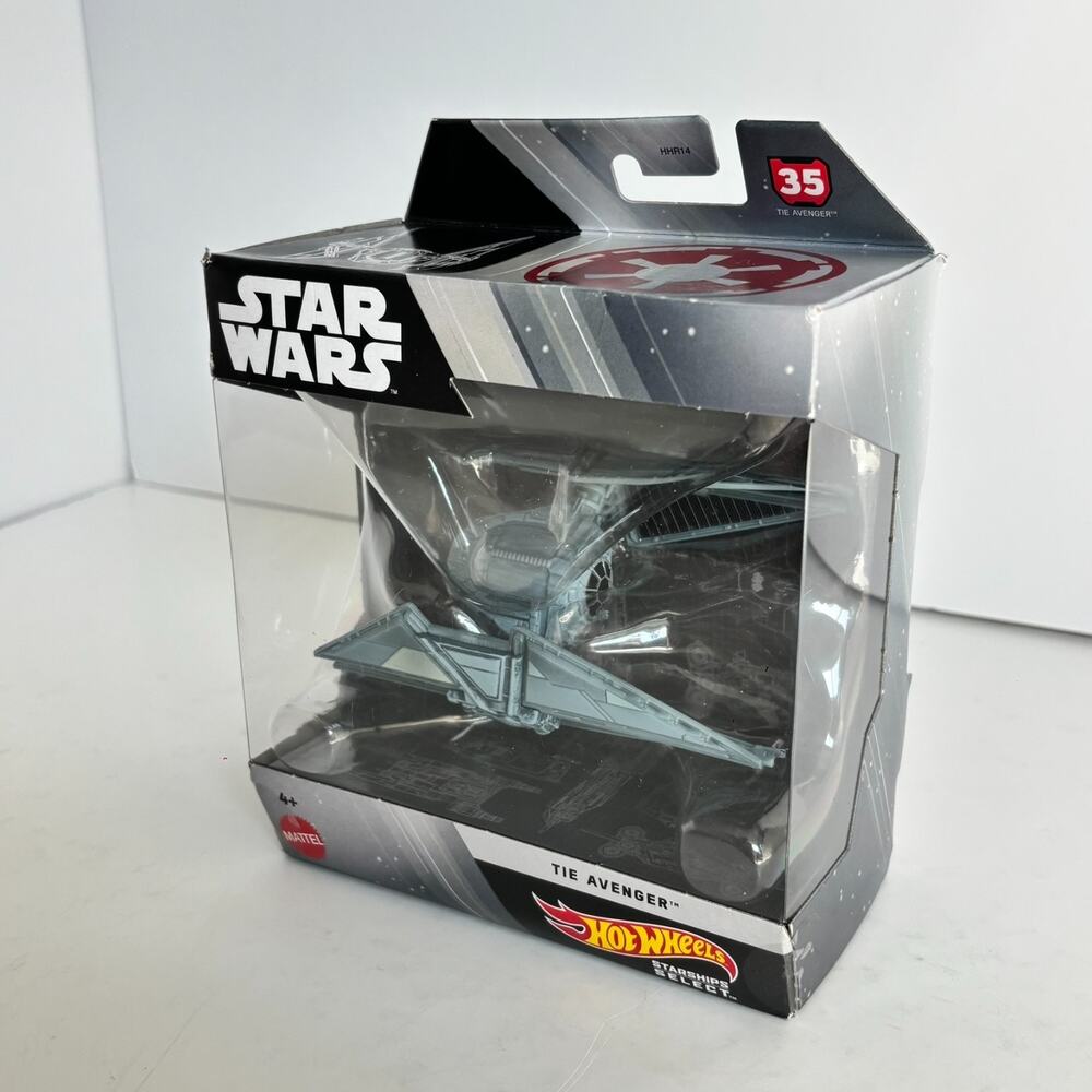 Hot Wheels Star Wars Starships Select TIE Avenger #35 NEW Mattel Sealed